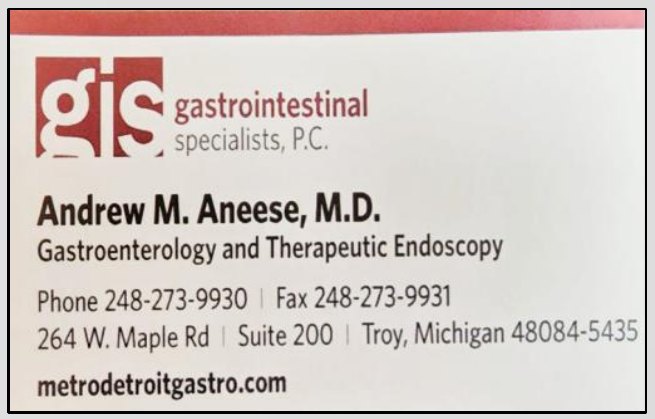 Gastrointestinal Specialists – Andrew M. Aneese, M.D.